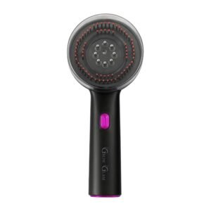 Grow Glam 3-in-1 Rechargeable Scalp Massager with Red Light Therapy & Oil Infusion